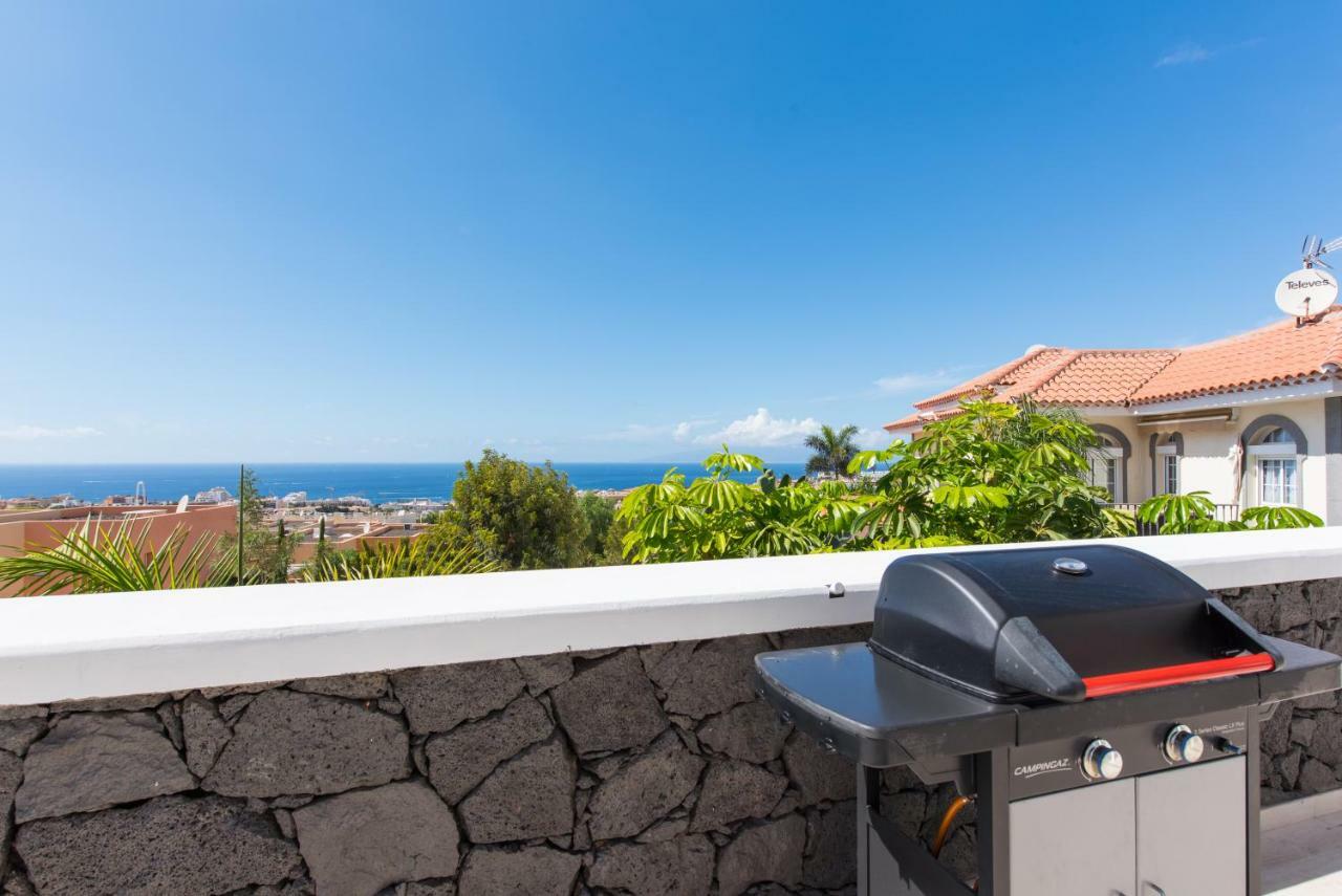 Luxury White Villa With Sea View, Heated Pool Costa Adeje  Kültér fotó