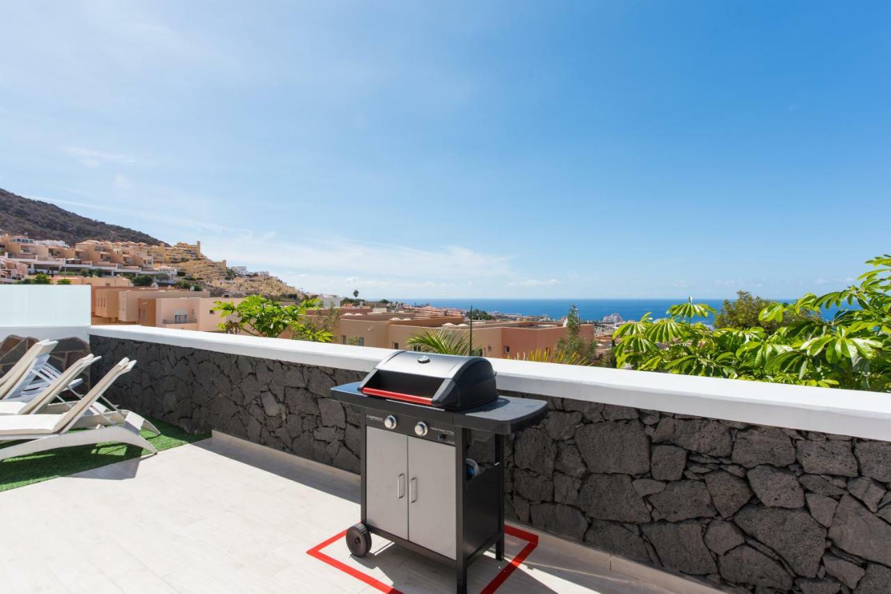 Luxury White Villa With Sea View, Heated Pool Costa Adeje  Kültér fotó
