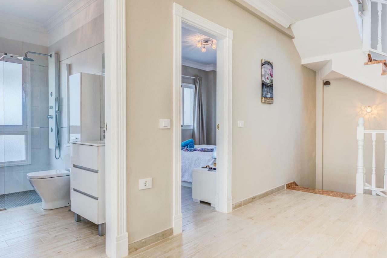 Luxury White Villa With Sea View, Heated Pool Costa Adeje  Kültér fotó