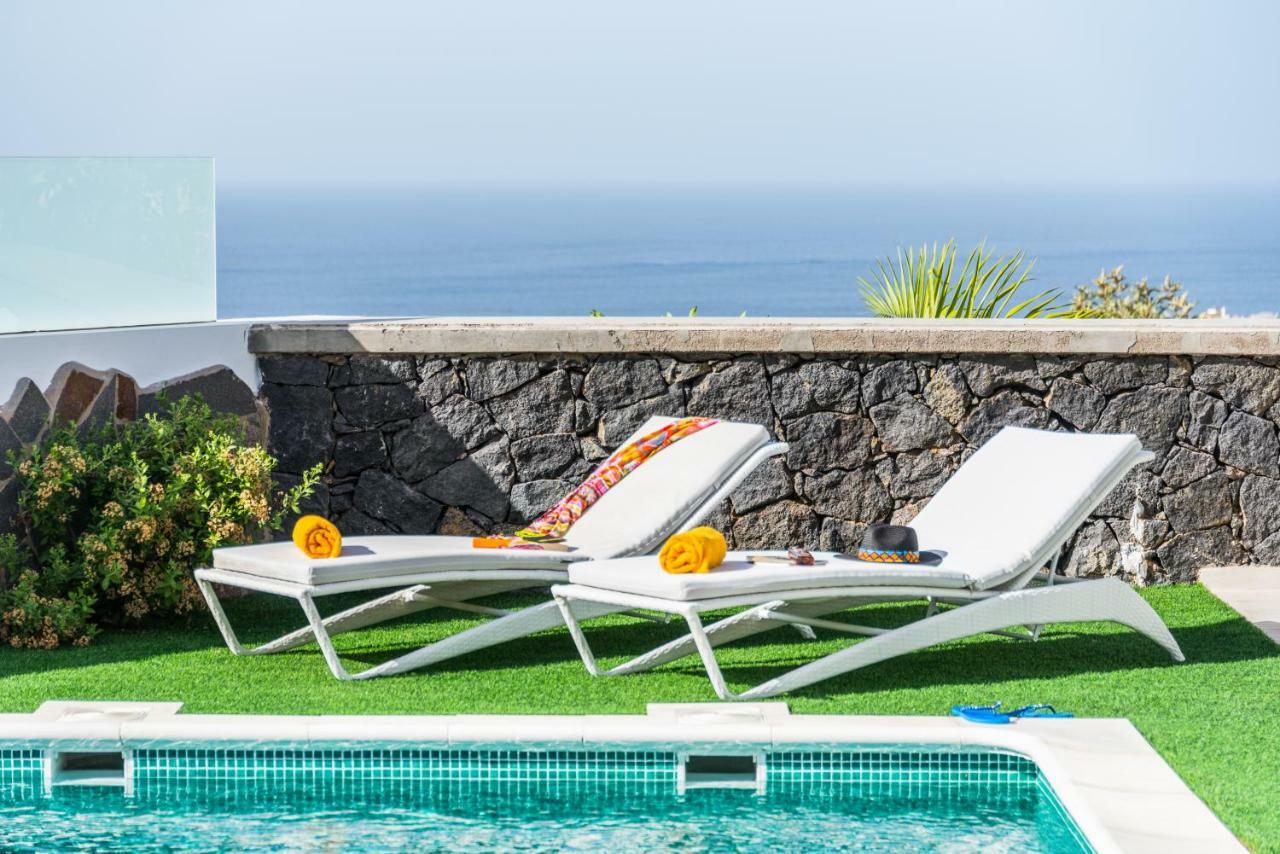Luxury White Villa With Sea View, Heated Pool Costa Adeje  Kültér fotó